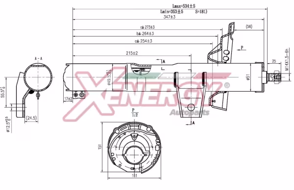 AP XENERGY Ammortizzatore