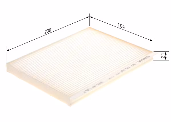 BOSCH Filtro, Aria abitacolo