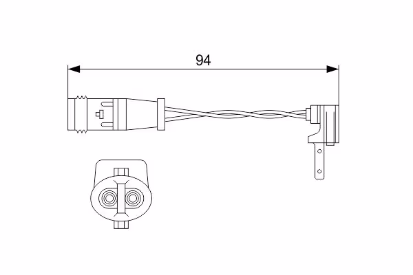 BOSCH CONTATTO SEGNALAZIONE, USURA PAST. FRENO/MAT. D\'AT