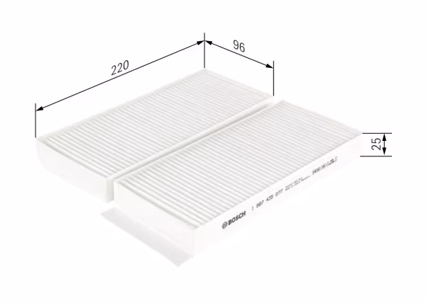 BOSCH Filtro, Aria abitacolo