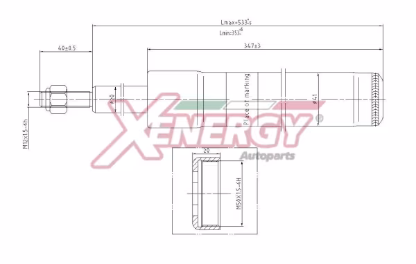 AP XENERGY Ammortizzatore