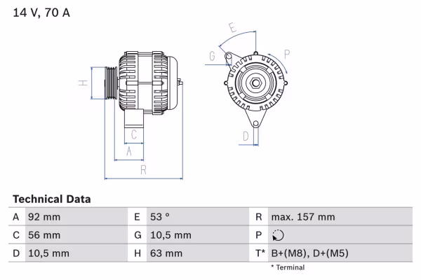 BOSCH Alternatore