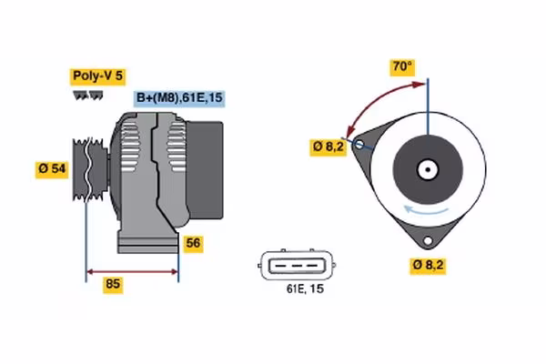 BOSCH Alternatore