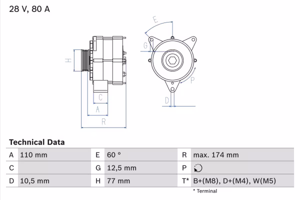 BOSCH Alternatore