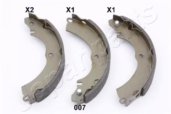 JAPANPARTS Kit ganasce freno
