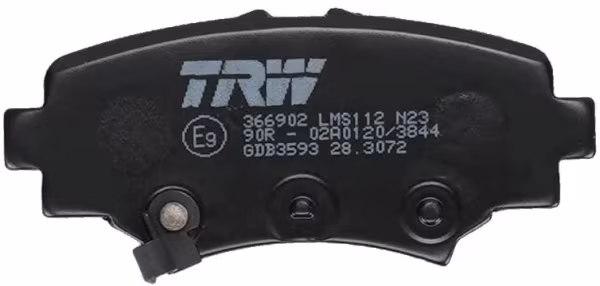 TRW Kit pastiglie freno, Freno a disco
