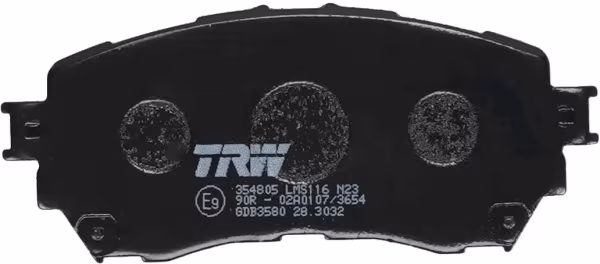 TRW Kit pastiglie freno, Freno a disco