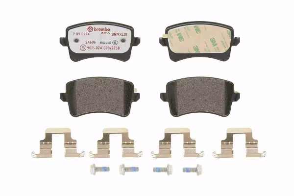 BREMBO Kit pastiglie freno, Freno a disco