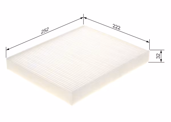 BOSCH Filtro, Aria abitacolo