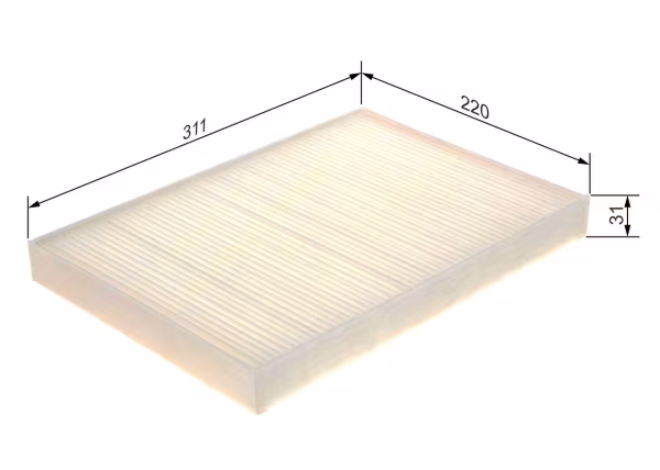 BOSCH Filtro, Aria abitacolo