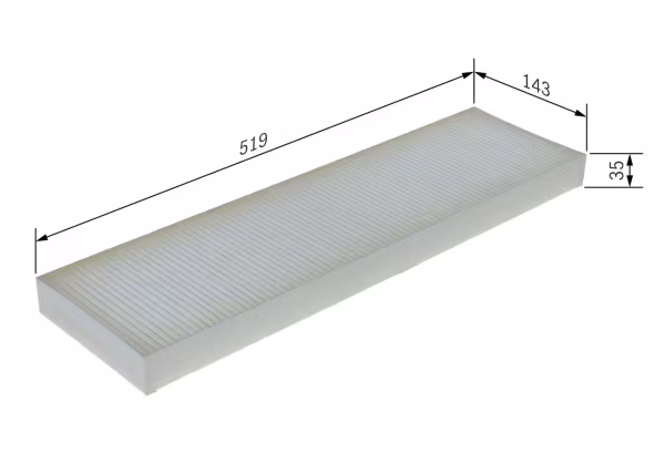 BOSCH Filtro, Aria abitacolo