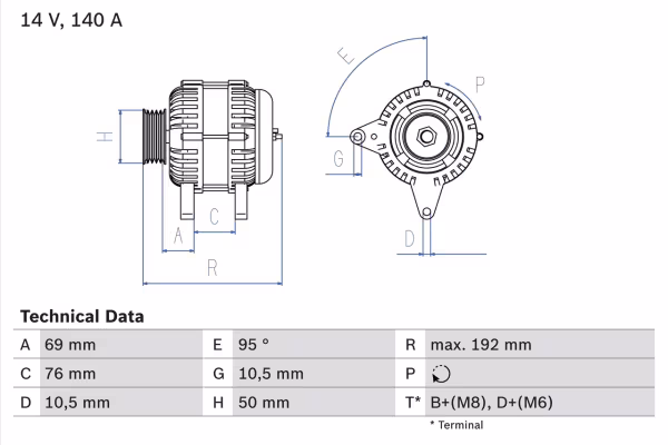 BOSCH Alternatore