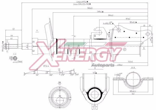 AP XENERGY Ammortizzatore