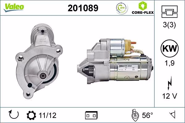 VALEO Motorino d\'avviamento