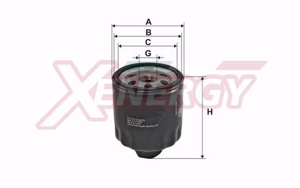 AP XENERGY Filtro olio