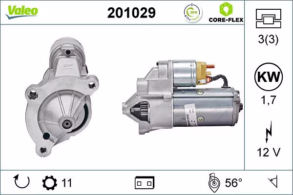 VALEO Motorino d\'avviamento