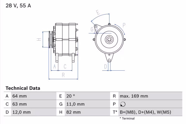 BOSCH Alternatore