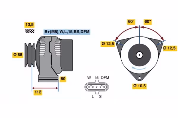 BOSCH Alternatore
