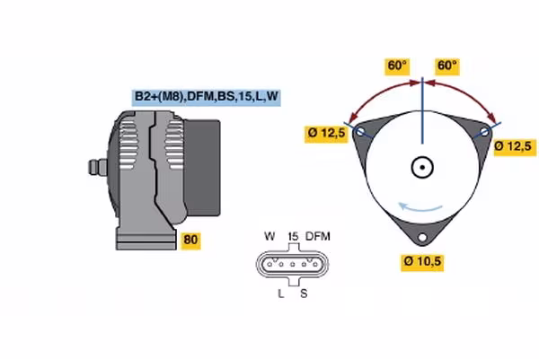 BOSCH Alternatore