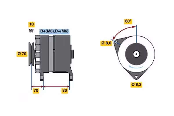 BOSCH Alternatore
