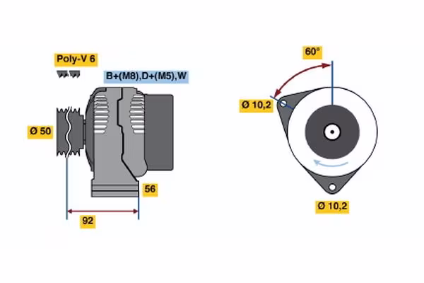 BOSCH Alternatore