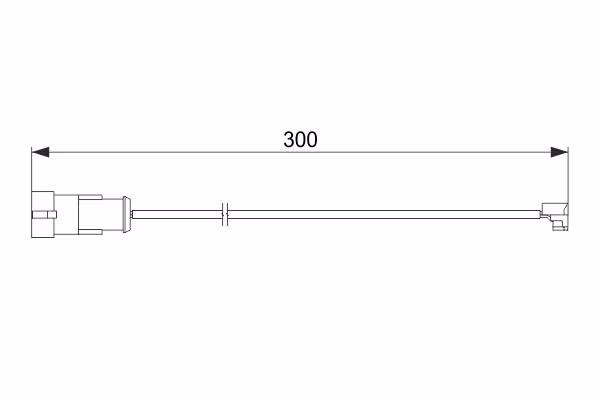 BOSCH Contatto segnalazione, Usura past. freno/mat. d\'attrito