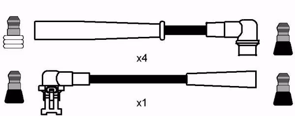 NGK Kit cavi accensione