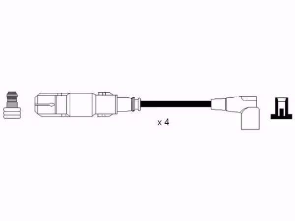 NGK Kit cavi accensione