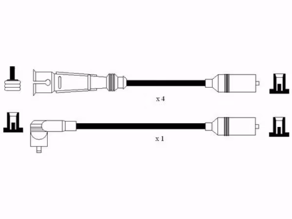 NGK Kit cavi accensione