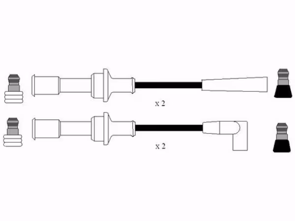 NGK Kit cavi accensione