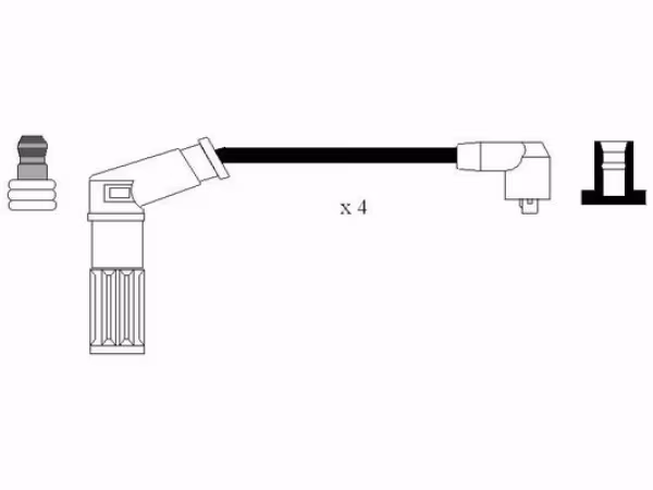 NGK Kit cavi accensione