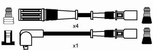 NGK Kit cavi accensione
