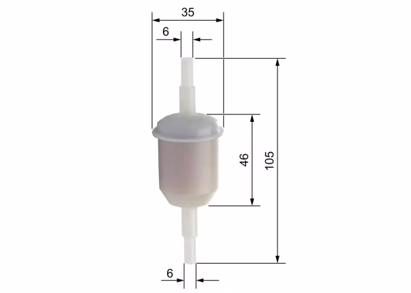BOSCH Filtro carburante