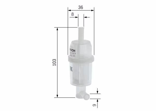 BOSCH Filtro carburante