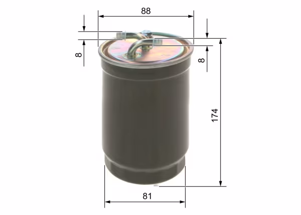 BOSCH Filtro carburante