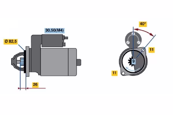 BOSCH Motorino d\'avviamento