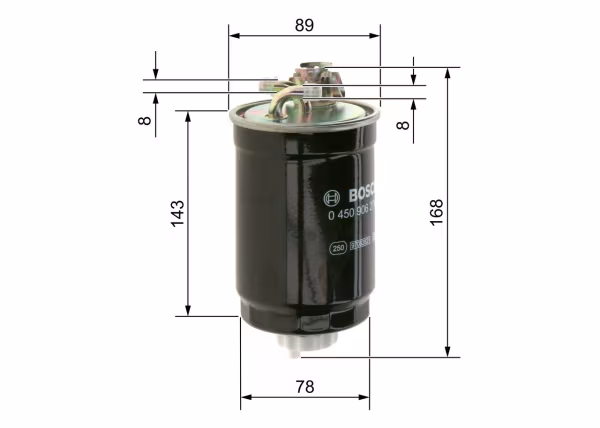 BOSCH Filtro carburante