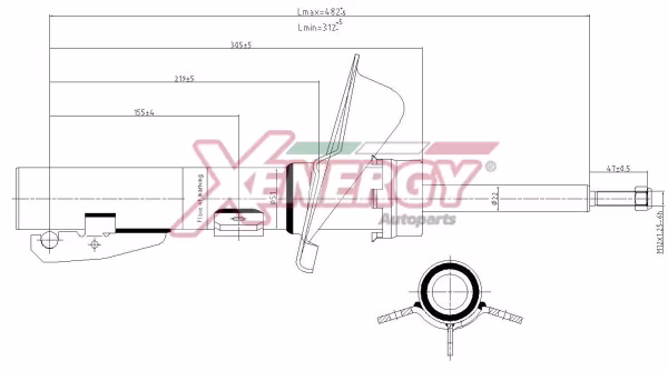 AP XENERGY Ammortizzatore