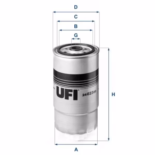 UFI Filtro carburante
