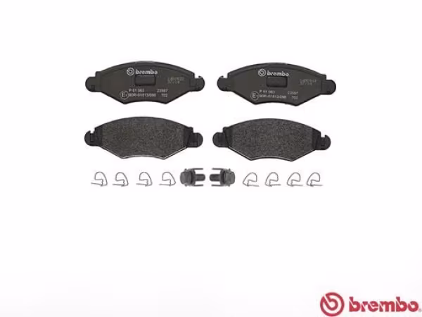 BREMBO Kit pastiglie freno, Freno a disco