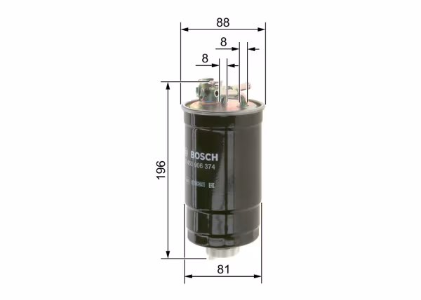 BOSCH Filtro carburante