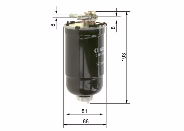 BOSCH Filtro carburante
