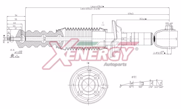 AP XENERGY Ammortizzatore