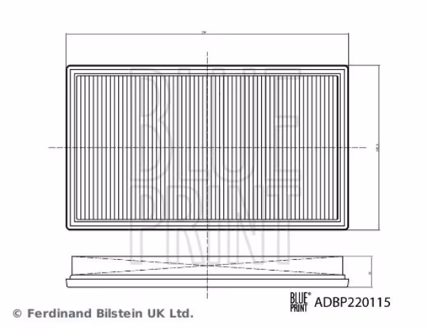 BLUE PRINT Filtro aria