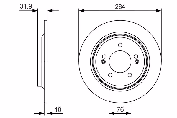 BOSCH Disco freno