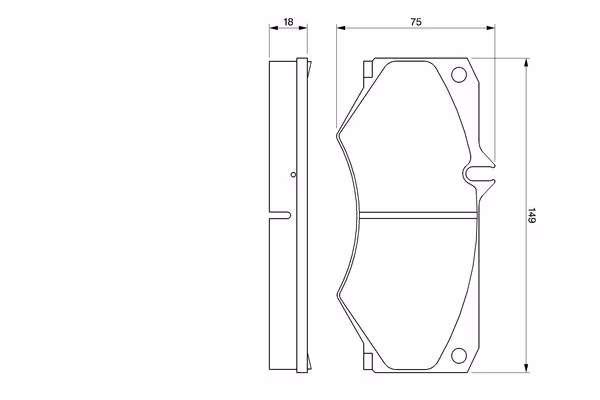 BOSCH Kit pastiglie freno, Freno a disco
