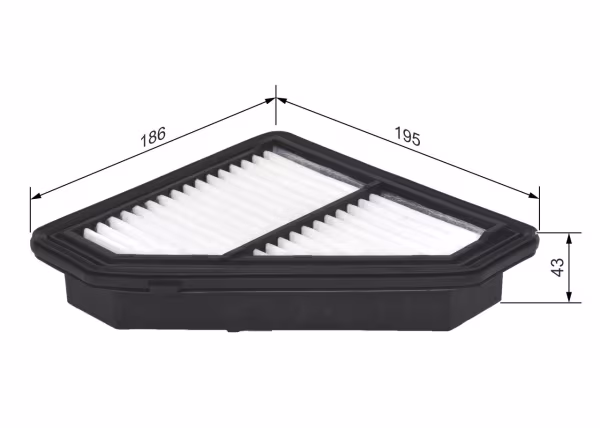 BOSCH Filtro aria