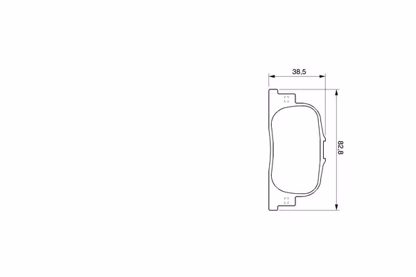 BOSCH Kit pastiglie freno, Freno a disco