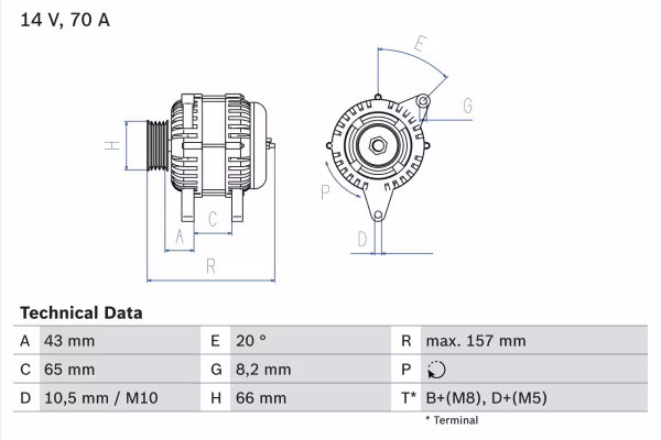BOSCH Alternatore