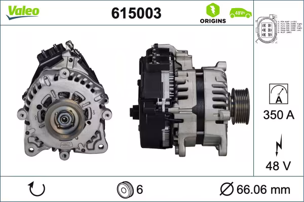 VALEO Alternatore motorino d\'avviamento